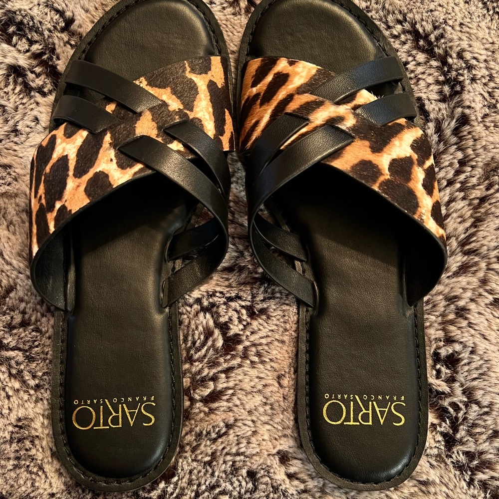 NWB  Sarto Franco Sarto Leather Sandals